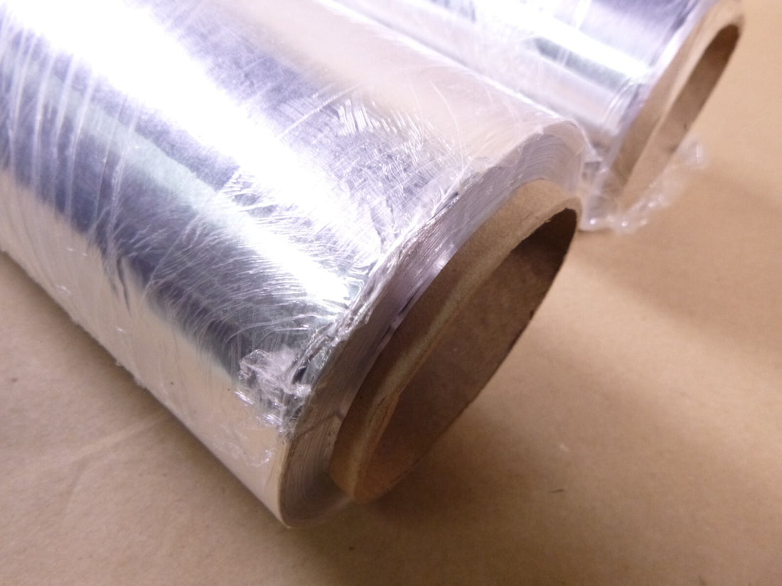 2x QQ-A-1876 Industrial Aluminum Foil Coil 18" Wide x 0.001" Thick x 475&