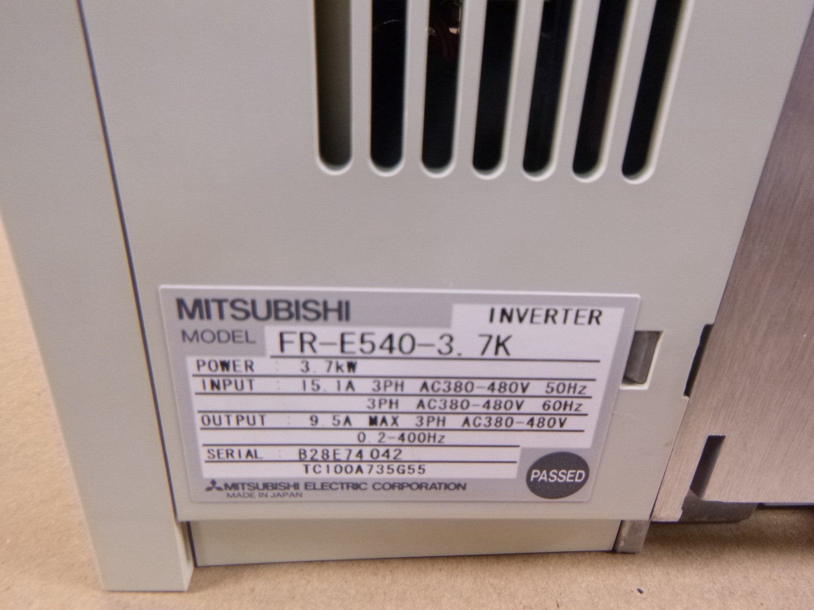 NEW Mitsubishi FR-E540-3.7K Freqrol E500 inverter 3.7kW