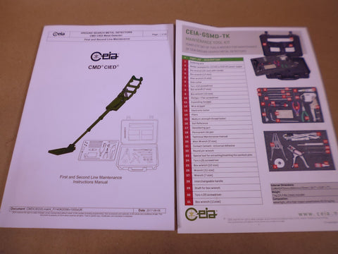 CEIA GSMD-TK-115 GSMD Maintenance Tool Kit For CMD CIED Metal Detector | Industrial MRO Tools and Replacement Industrial Equipment Components