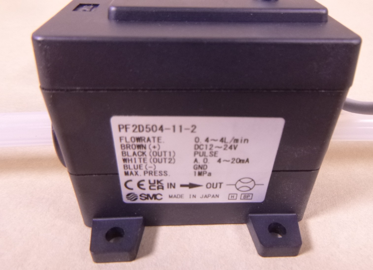 SMC PF2D504-11-2 Digital Flow Switch , 12-24VDC, 0.4 to 4 l/min, 4-20mA | Electrical MRO Replacement Parts &amp; Components and Commercial Electrical Supplies Company