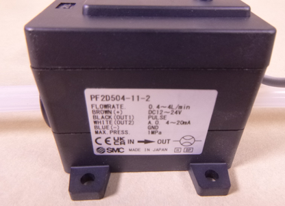 SMC PF2D504-11-2 Digital Flow Switch , 12-24VDC, 0.4 to 4 l/min, 4-20mA | Electrical MRO Replacement Parts &amp; Components and Commercial Electrical Supplies Company