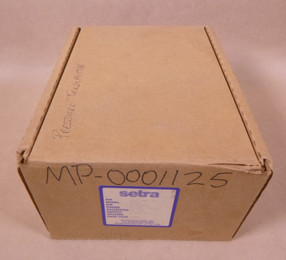 Setra C290 Pressure Transmitter , 290115-12, 0-500 PSIG, 24VDC, 4-20mA | Electrical MRO Replacement Parts &amp; Components and Commercial Electrical Supplies Company