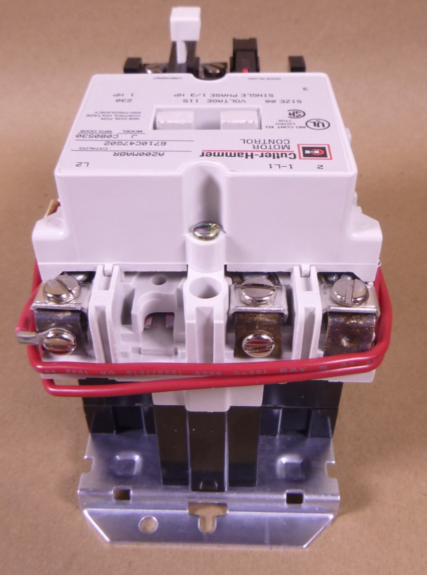 A200MABR Cutler-Hammer Motor Control Non-Reversing Starter, Size 00, 1/3HP / 1HP | Electrical MRO Replacement Parts &amp; Components and Commercial Electrical Supplies Company