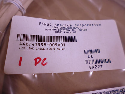 NEW Fanuc 44C741558-005R01 I/O Link Cable K1X , 5 Meter | Electrical MRO Replacement Parts &amp; Components and Commercial Electrical Supplies Company