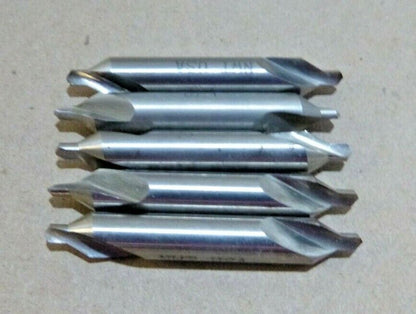 1/8" END MILL, DOUBLE ENDED, 2-1/8" LONG, 2 FLUTE, 5/16" SHANK, HSS, USA (5 Pcs) | Industrial MRO Tools and Replacement Industrial Equipment Components