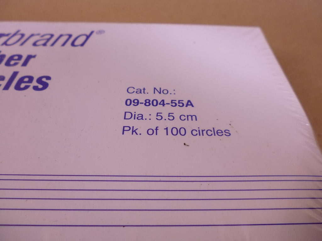 (100) New FISHERBRAND Grade G6 Glass Fiber Filter Circles 5.5cm , 09-804-55A | Industrial MRO Replacement Parts, Manufacturing Machine Parts & Components, Heavy Equipment Parts Supplier