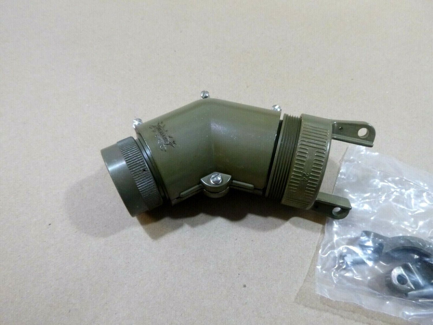 Shipboard Circular Mil Backshell 45° 25 Shell Size Sunbank M28840/919WB | Electrical MRO Replacement Parts &amp; Components and Commercial Electrical Supplies Company
