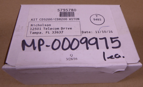 5795780 Nicholson CDS200 CDH200 Viton Repair Kit CDS/CDH