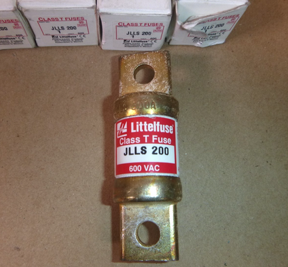 JLLS-200 Littelfuse 200 Amp 600 Volt AC Class T Fast Acting Fuse (Lot of 4) New