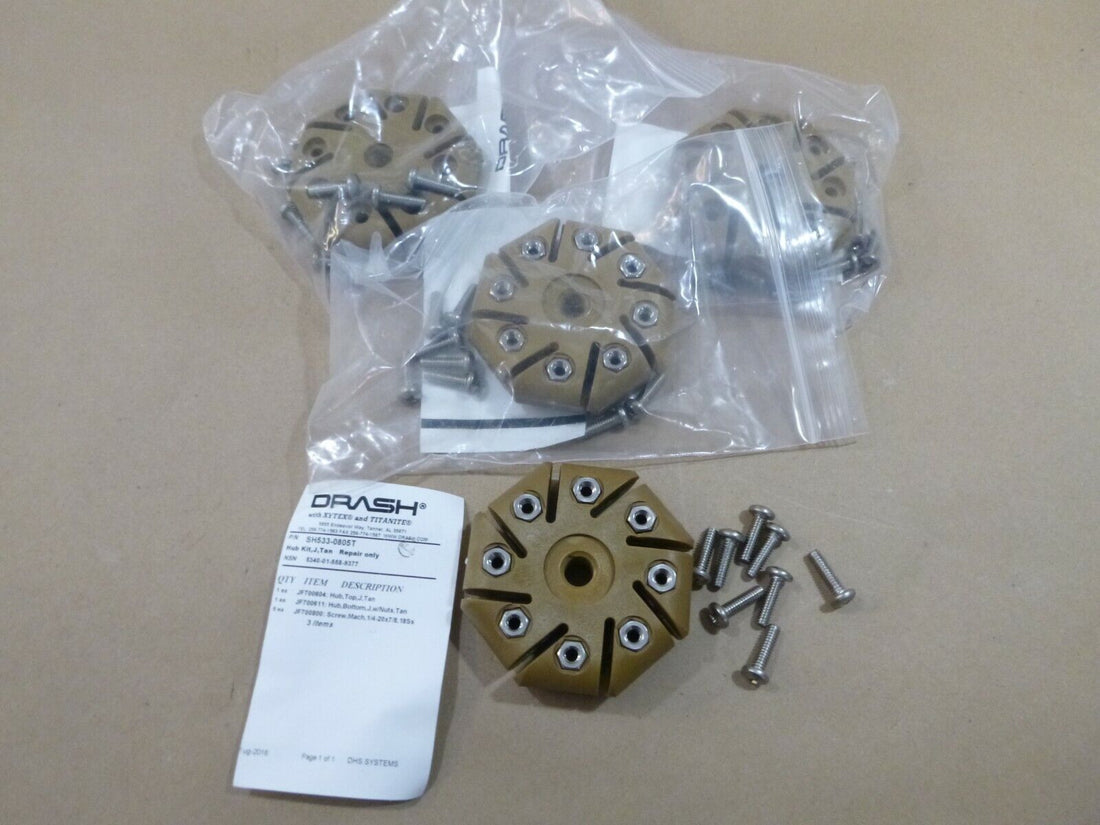 HDT Drash J-Shelter J Hub Field Repair Kit SH533-0805T, 5340-01-558-9377 (4 Pc) | Industrial MRO Replacement Parts, Manufacturing Machine Parts &amp; Components, Heavy Equipment Parts Supplier