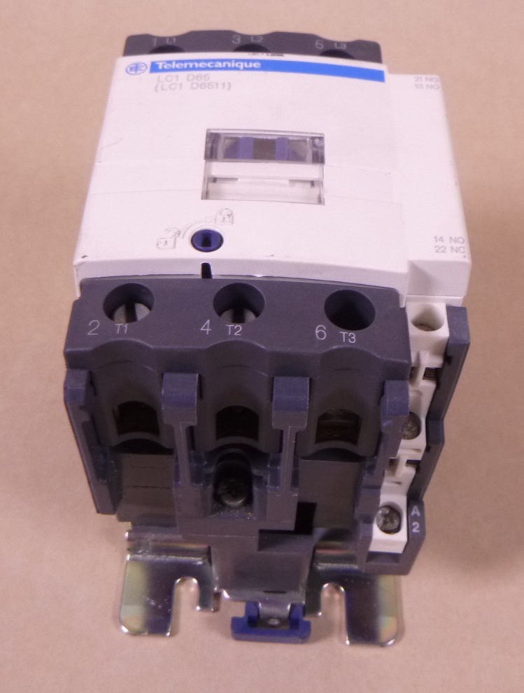 Schneider Contactor LC1D65 LC1D6511 80A Telemecanique NO NC 50HP