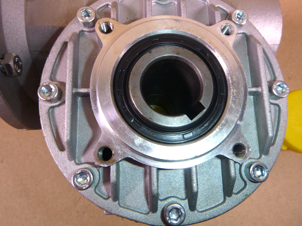 MI 50FP SITI 24mm Hollow Shaft Reducer 10:1 Ratio 3/4 Hp 80B14 Input Frame | Industrial Electric Motors, Pumps & Parts