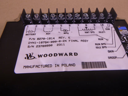 Woodward 8270-1014 Governor Controller Module DYN1-10794-000-0-24 | Replacement Truck Parts, Trailer Accessories, Automobile Supplies, Car Parts &amp; Accessories