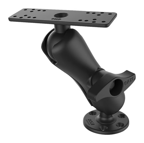 RAM-D-111U Medium Arm Electronic Mount 2.25" Ball W/ Rectangle & Round Plates | Industrial MRO Replacement Parts, Manufacturing Machine Parts & Components, Heavy Equipment Parts Supplier