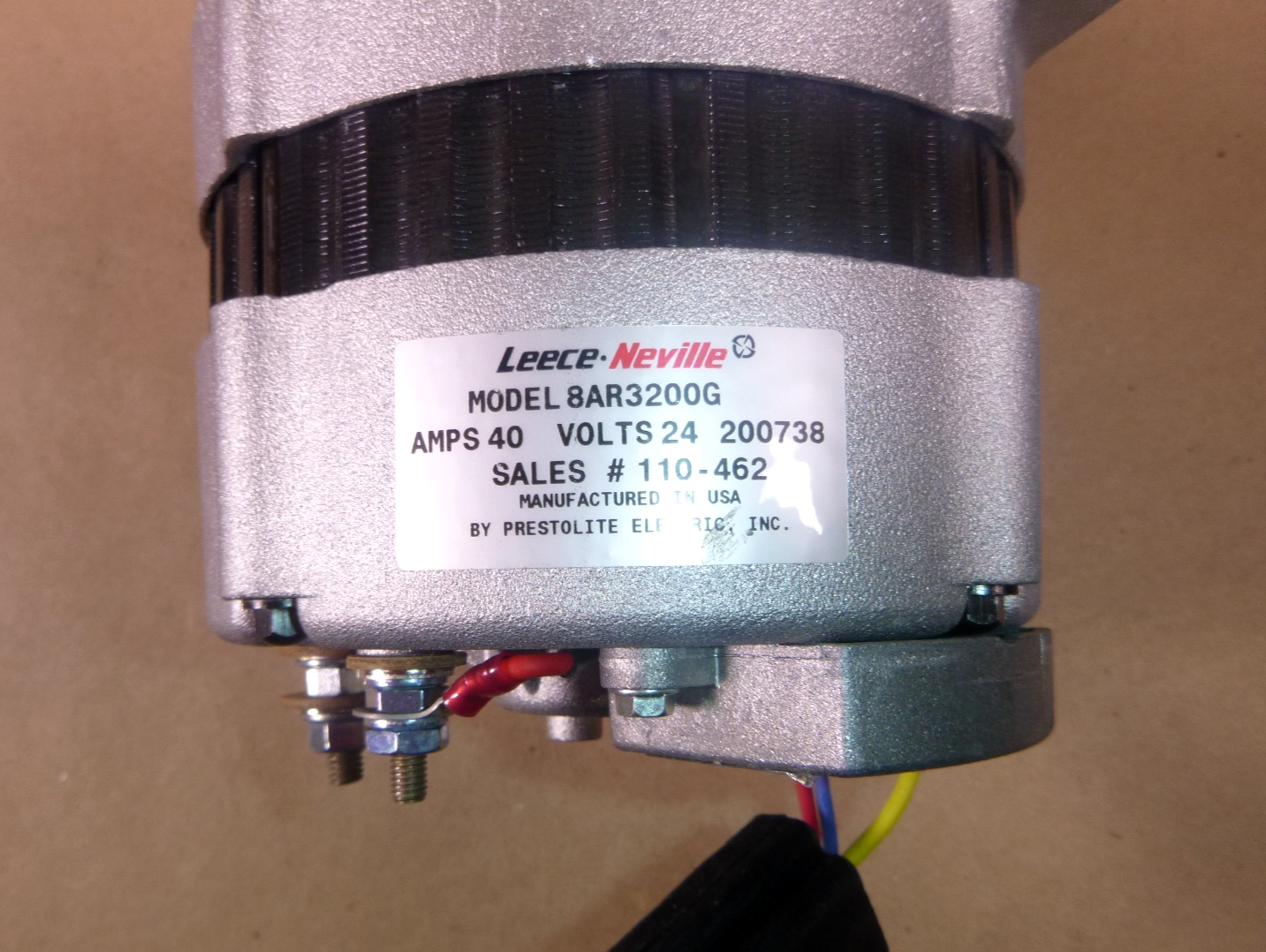 Genuine OEM 24V 40Amp Leece-Neville Prestolite Alternator 110-462, 8AR3200G | Replacement Truck Parts, Trailer Accessories, Automobile Supplies, Car Parts &amp; Accessories