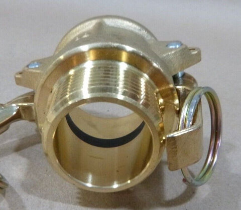 1" TYPE B CAMLOCK FEMALE COUPLER x MALE NPT BRASS B-100 B100