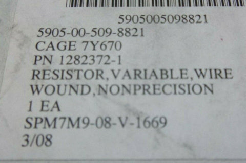 CARTER HONEYWELL 1282372-1 VARIABLE RESISTER , 5905-00-509-8821 | Electrical MRO Replacement Parts & Components and Commercial Electrical Supplies Company
