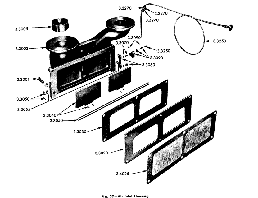 5172030 Fits Detroit Diesel Series 71 Engines Air Inlet Housing Shutdown Valve | Replacement Truck Parts, Trailer Accessories, Automobile Supplies, Car Parts & Accessories