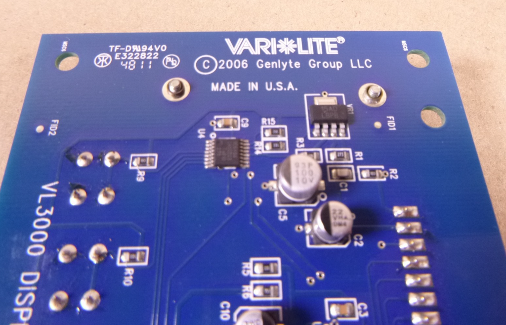 *UNTESTED* S24.9678.3825 Vari-Lite ASM Display PCB For VL3000