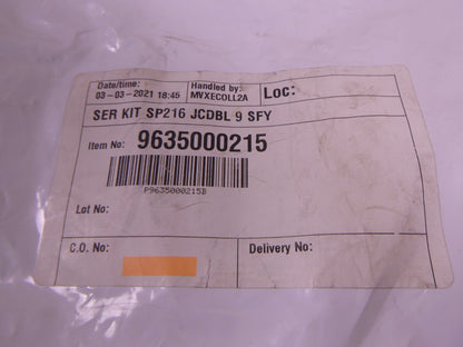 Alfa Laval SERVICE KIT SP216 JCDBL 9 SFY J.C. Dbl type 9 Tri-Clover , 9635000215 | Industrial MRO Replacement Parts, Manufacturing Machine Parts &amp; Components, Heavy Equipment Parts Supplier