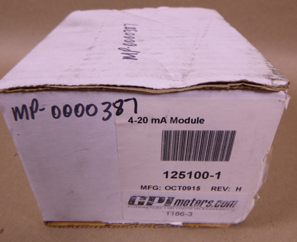 GPI Meters 125100-1 4-20mA Transmitter Module For G2 Series Meter | Electrical MRO Replacement Parts &amp; Components and Commercial Electrical Supplies Company