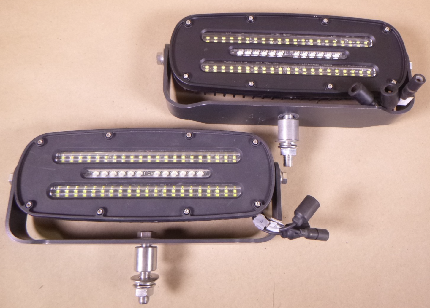 (PAIR) HUMVEE MRAP Truck Lite 24V LED IR Perimeter Lamp Light W/ White &amp; IR | Genuine FMTV Replacement Parts, LMTV Parts For Sale and Military Surplus Medium Tactical Vehicle Parts &amp; Components