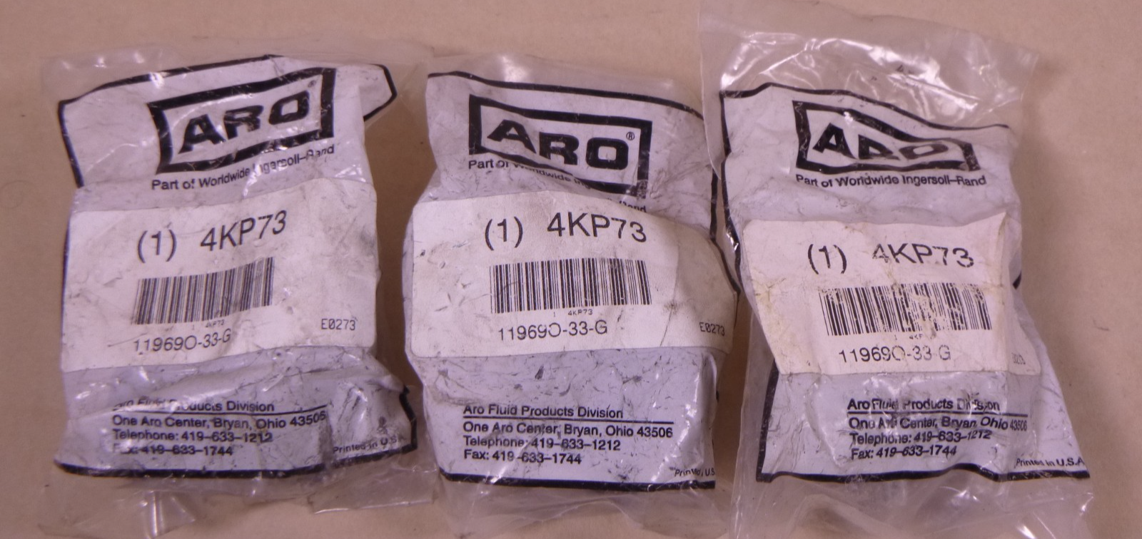 (3 PACK) ARO 119690-33-G Solenoid Valve Coil 4KP73 120VAC | Electrical MRO Replacement Parts &amp; Components and Commercial Electrical Supplies Company