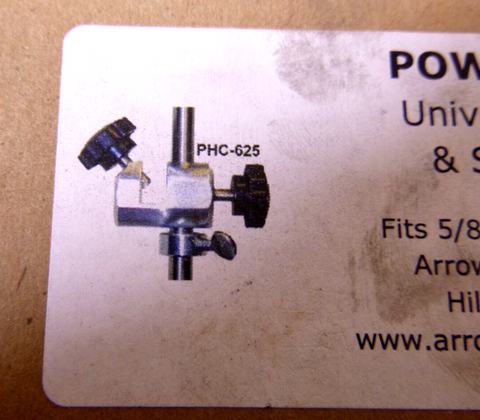 Arrow Mixing Products PHC625 Power Hold Universal Clamp Fits 3/8" to 5/8" Shaft