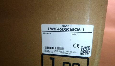 LM2F45DSC6ECM-1 Oriental Motor Rack-and-Pinion System Single Phase 230Vac 100mm | Industrial Electric Motors, Pumps & Parts