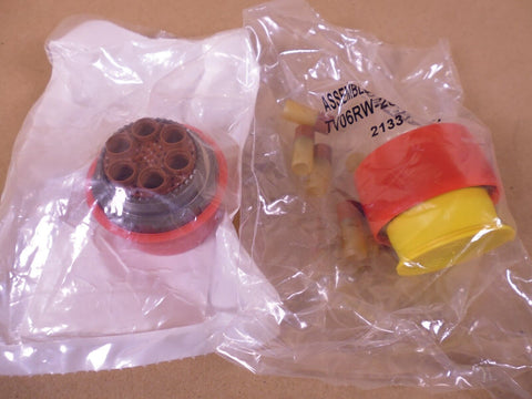 (Lot of 2) AMPHENOL TV06RW-25-17S Circular Mil Connector TV06RW-25-17S-LC | Electrical MRO Replacement Parts & Components and Commercial Electrical Supplies Company