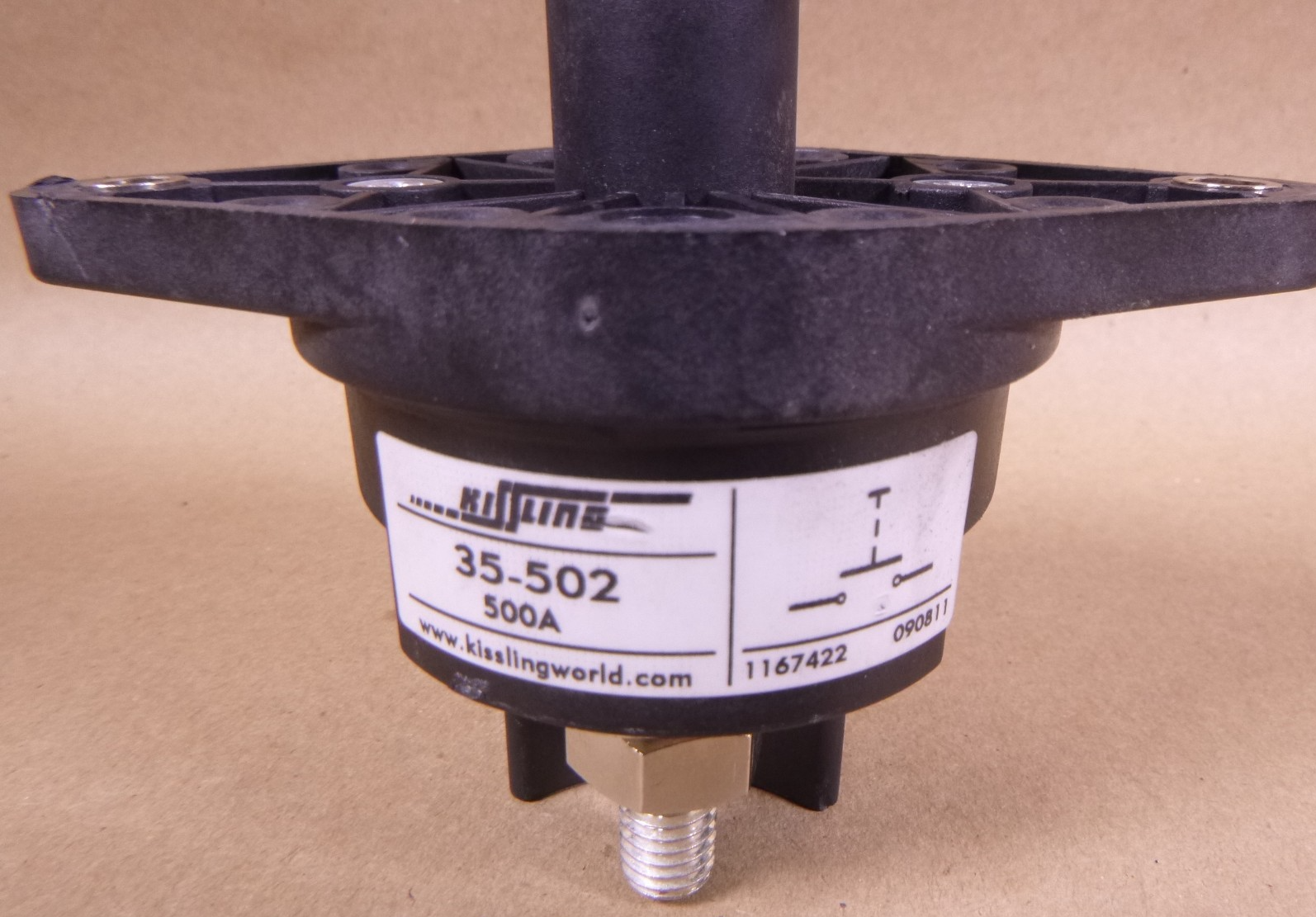 Kissing 35-502 Battery Disconnect Rotary Switch 500A | Electrical MRO Replacement Parts &amp; Components and Commercial Electrical Supplies Company