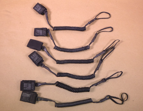 (Lot of 6) Blackhawk Tactical Pistol Lanyard, Coiled (90TPL1BK) 4020-01-493-8335 | Industrial MRO Tools and Replacement Industrial Equipment Components