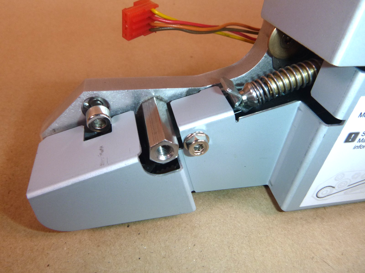 ZEBRA  Media Drive System P1049494 For Zebra ZE500 W/ Stepper Motor STP-58D3030