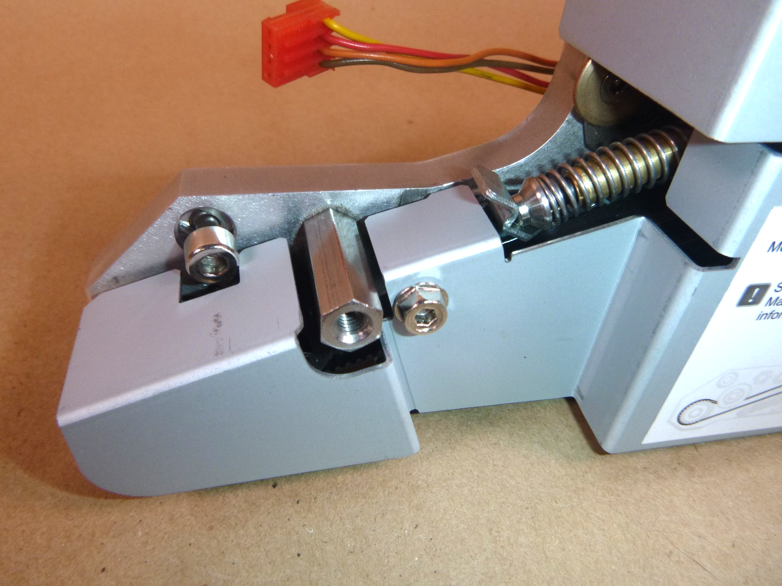 ZEBRA  Media Drive System P1049494 For Zebra ZE500 W/ Stepper Motor STP-58D3030