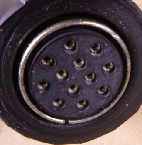 Humvee M998 M939 FMTV 12 Pin To 12 Pin 12' Ft. M-Series Trucks To Trailer Cable | Genuine M35 Military Truck Parts and M939 Cargo Truck Surplus Parts