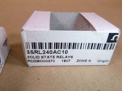 New Omega SSRL240AC10 Solid State Relay SPST-NO, 10 Amp, 24-280 Volt Panel Mount | Electrical MRO Replacement Parts &amp; Components and Commercial Electrical Supplies Company