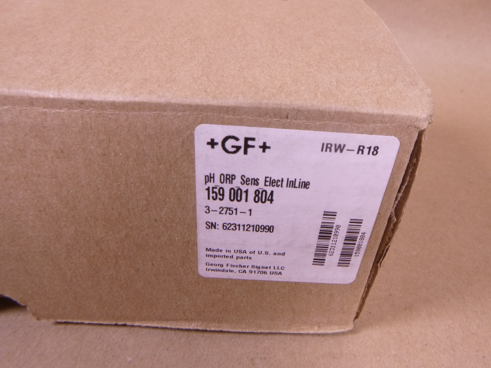 GF Signet 3-2751-1 DryLoc In-Line pH / ORP Smart Sensor , 159001804 | Electrical MRO Replacement Parts &amp; Components and Commercial Electrical Supplies Company