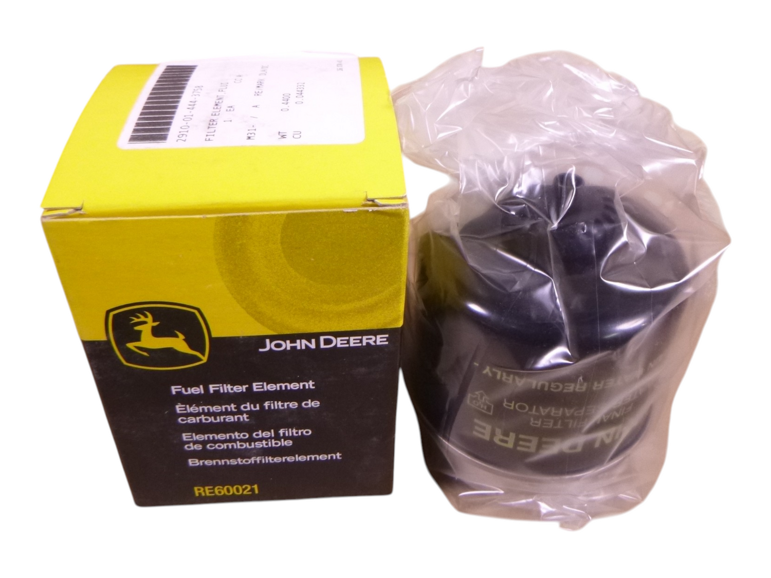 Genuine John Deere RE60021 Fuel Filter Water Separator OEM | Industrial Tractor Parts Supplier and Surplus Tractor Parts &amp; Accessories