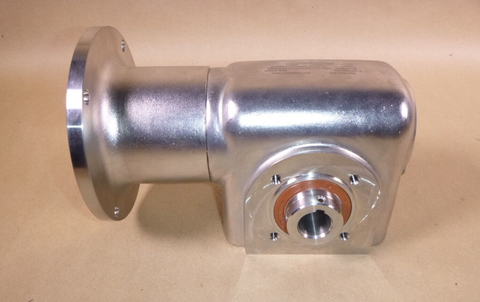 Cone Drive Food Grade Gearbox 1" Hollow Shaft 56C Size 44 (1.75 C.D.) 40:1 Ratio