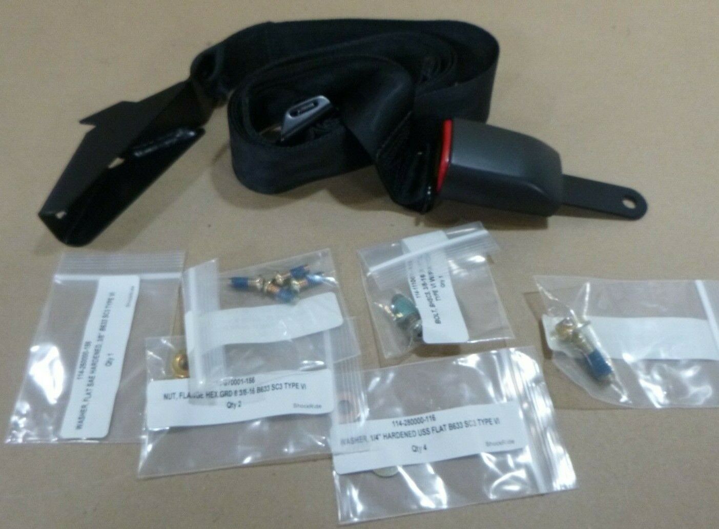 SHOCKRIDE 115-279250-001 MRAP FMTV MTV LITTER RESTRAINT SERVICE KIT SEAT BELT | Genuine FMTV Replacement Parts, LMTV Parts For Sale and Military Surplus Medium Tactical Vehicle Parts &amp; Components