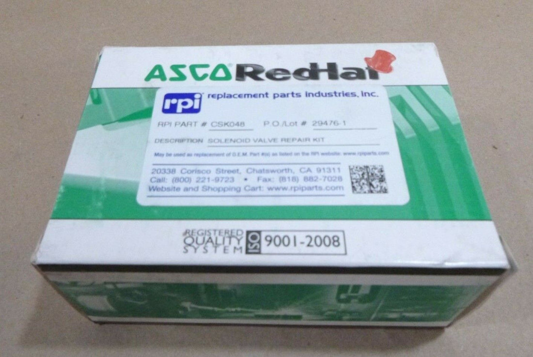 Asco Red Hat 300092 Valve Repair Kit 68164 1/4" NPT 3-WAY DIRECT SOLENOID | Industrial MRO Replacement Parts, Manufacturing Machine Parts &amp; Components, Heavy Equipment Parts Supplier