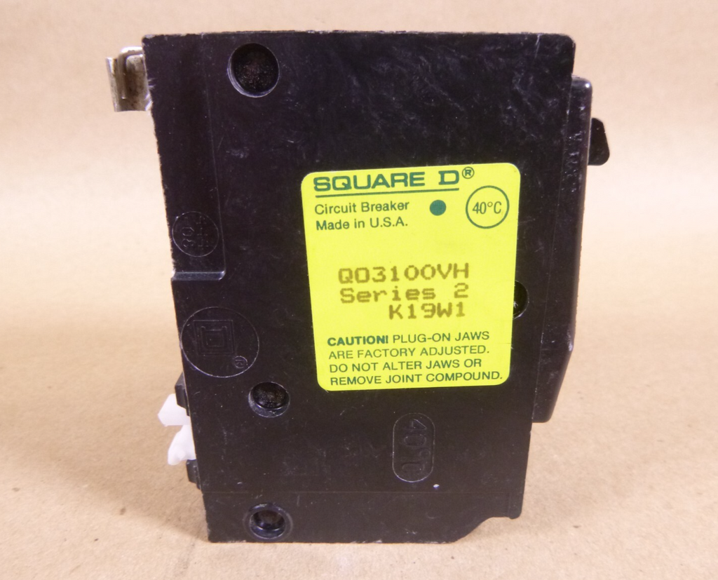Square D QO3100HV, 100 Amp Circuit Breaker Plug-In, 3 Pole, 240 Volt | Electrical MRO Replacement Parts & Components and Commercial Electrical Supplies Company