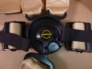 USGI Military Desert Tan Takata Shockride 5 Point Harness Seatbelt Restraint | Replacement Truck Parts, Trailer Accessories, Automobile Supplies, Car Parts & Accessories