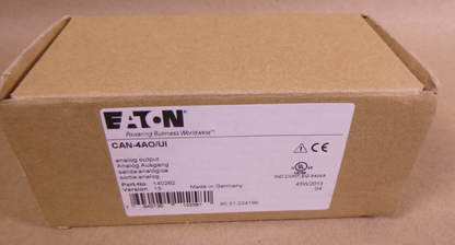 CAN-4AO/UI Eaton Analog Output Module 140262 , Version 13, WINbloc | Electrical MRO Replacement Parts &amp; Components and Commercial Electrical Supplies Company