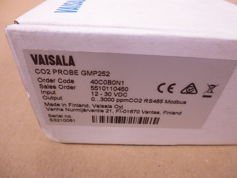 NEW Vaisala GMP252 Probe Sensor CO2 , 12-30VDC