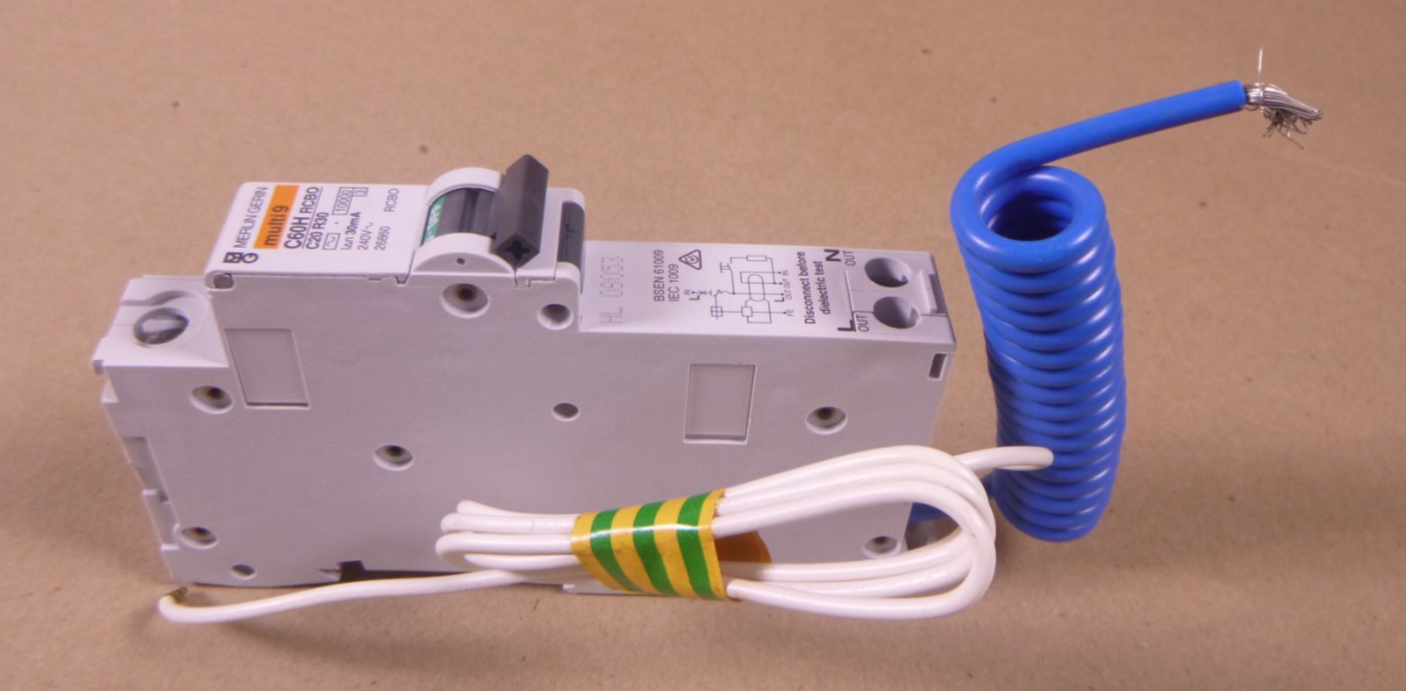 Merlin Gerin Multi9 C60H RCBO AC 20A 30mA 240V Circuit Breaker 26860 C60HC20R30 | Electrical MRO Replacement Parts &amp; Components and Commercial Electrical Supplies Company