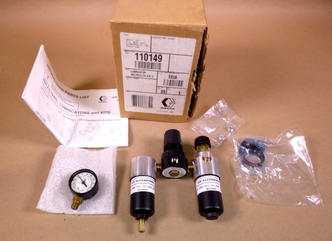 GRACO 110149 – Air Line Filter / Regulator / Lubricator | Industrial MRO Replacement Parts, Manufacturing Machine Parts &amp; Components, Heavy Equipment Parts Supplier