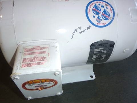 Baldor Washdown Inverter Duty Motor 5 Hp 213TC 6000 Rpm Max TENV IDWNM3707T | Industrial Electric Motors, Pumps & Parts