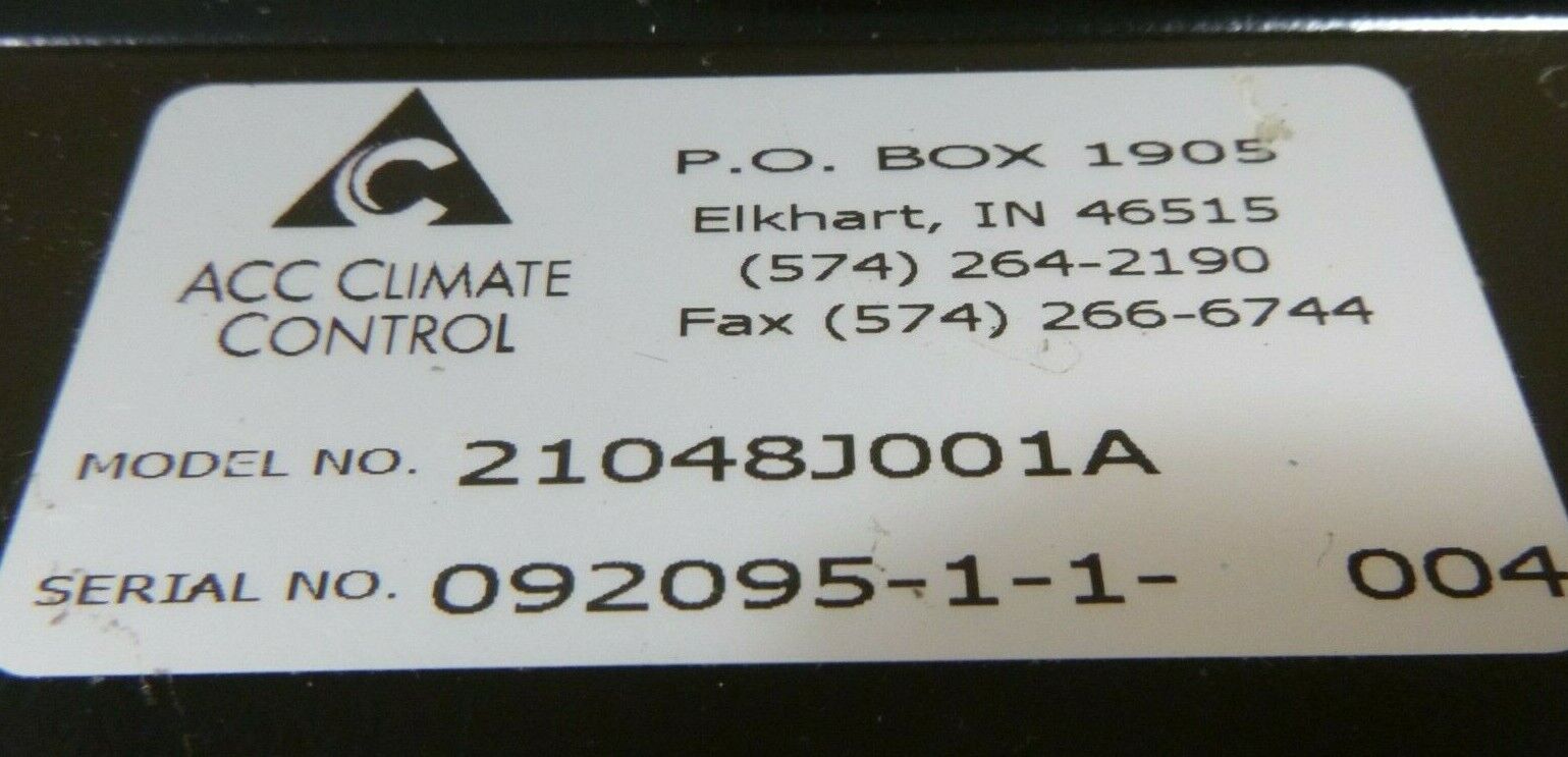 ACC CLIMATE CONTROL 21048J001A MILITARY TRUCK TRACTOR CAB HEATER 55-30-0001 | Replacement Truck Parts, Trailer Accessories, Automobile Supplies, Car Parts &amp; Accessories