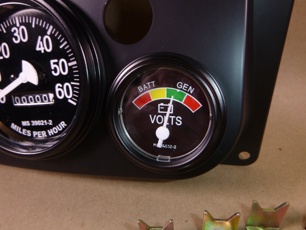 M998 Humvee Instrument Panel With 5 Gauge Set Black 12338466, 2540-01-185-6117 | Genuine HMMWV Replacement Parts and Military Surplus Humvee Parts & Accessories